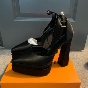 Pointed Platform Heels